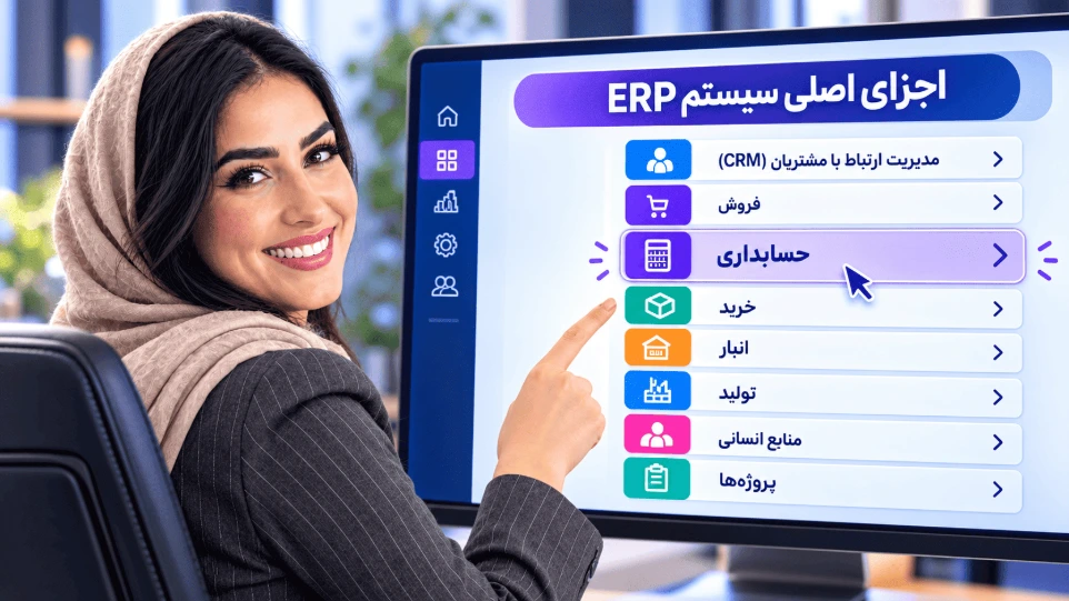 حسابداری میتواند بخشی از یک سیستم ERP باشد